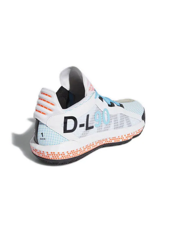 Кроссовки pusha tx dame 6 Adidas — изображение 4 из 4, белый/синий/оранжевый