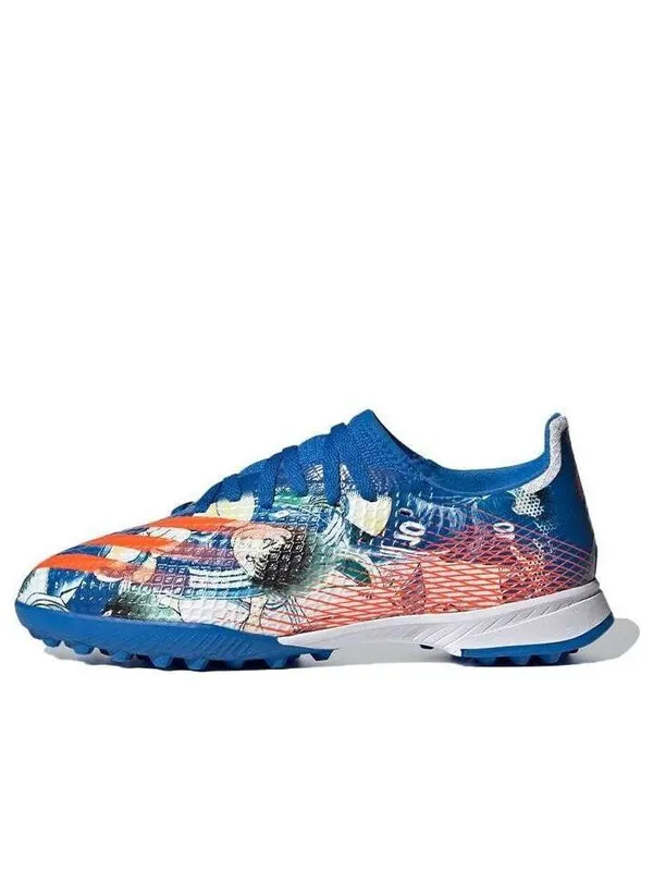 Кроссовки x ghosted.3 tf k 'blue white' Adidas — изображение 1 из 4, синий/белый