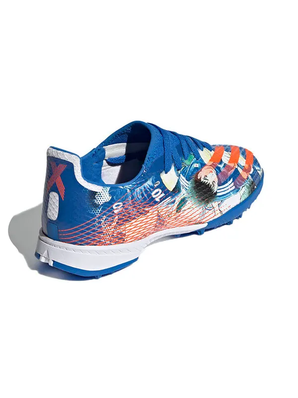 Кроссовки x ghosted.3 tf k 'blue white' Adidas — изображение 4 из 4, синий/белый