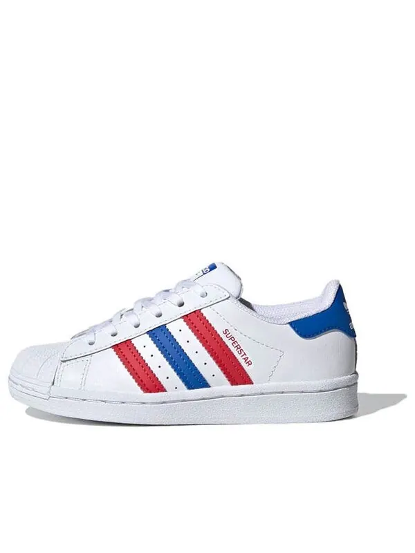 Кроссовки суперзвезда c Adidas — изображение 1 из 4, белый/синий/красный