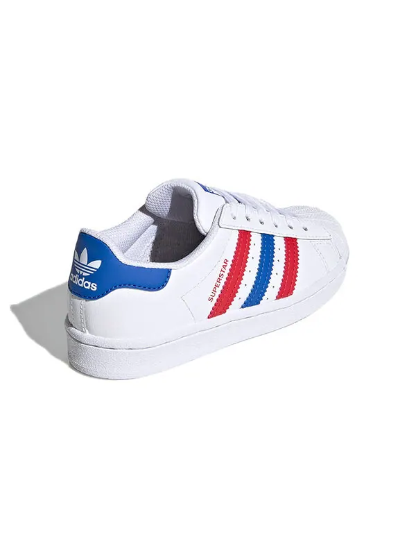 Кроссовки суперзвезда c Adidas — изображение 4 из 4, белый/синий/красный