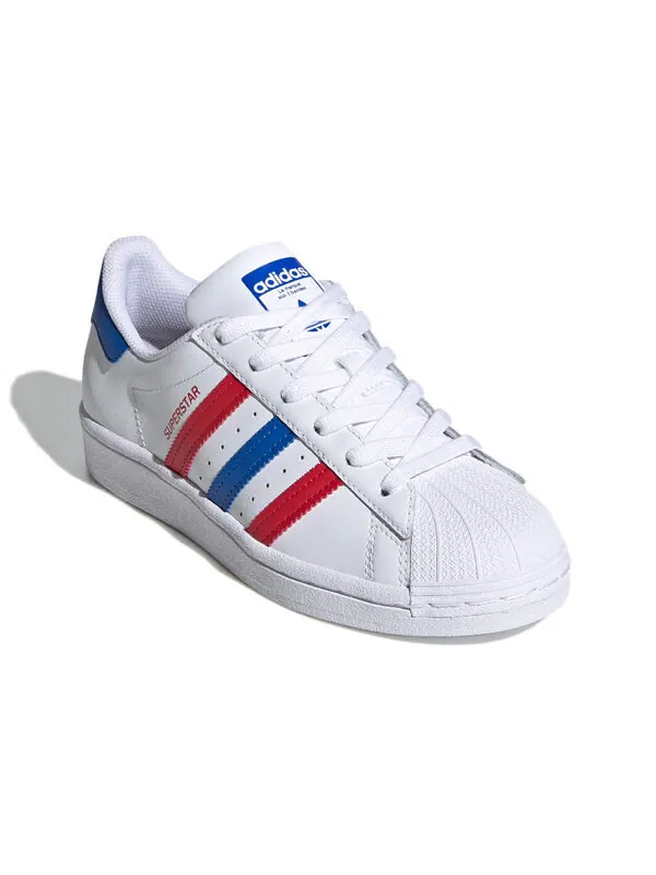 Кроссовки оригиналы суперзвезда j Adidas — изображение 3 из 4, белый/красный/синий
