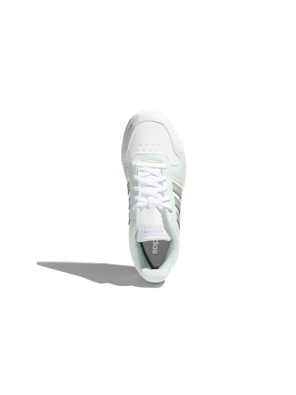 Кроссовки neo hoops 2.0 Adidas — изображение 4 из 4, белый/серый/зеленый