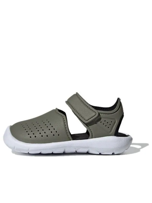 Сандалии fortaswim полоски Adidas — изображение 1 из 4, зеленый/белый