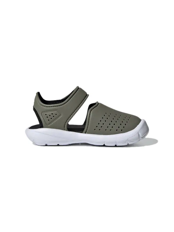 Сандалии fortaswim полоски Adidas — изображение 2 из 4, зеленый/белый