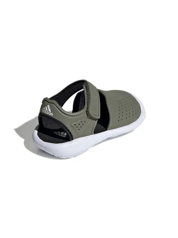 Сандалии fortaswim полоски Adidas — изображение 4 из 4, зеленый/белый
