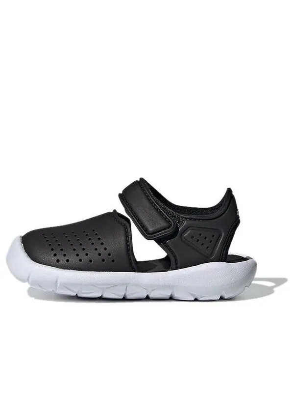 Сандалии fortaswim полоски Adidas — изображение 1 из 4, черный/белый