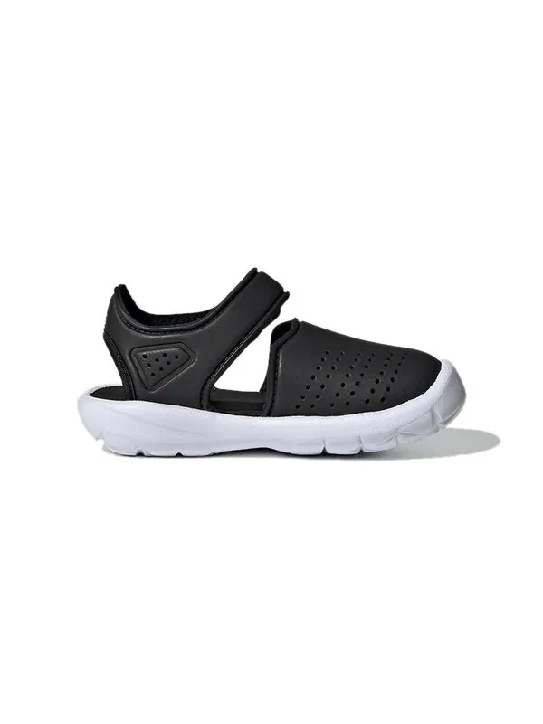 Сандалии fortaswim полоски Adidas — изображение 2 из 4, черный/белый