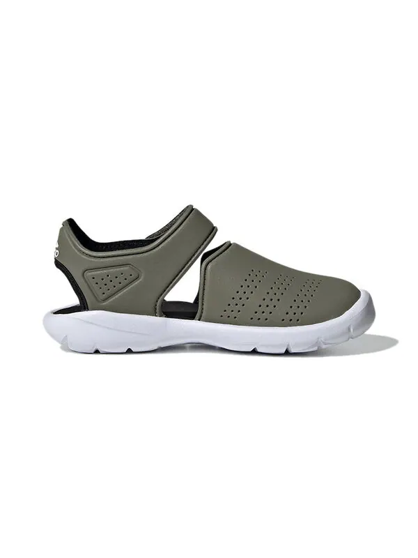 Сандалии fortaswim полоски j Adidas — изображение 2 из 4, зеленый/белый