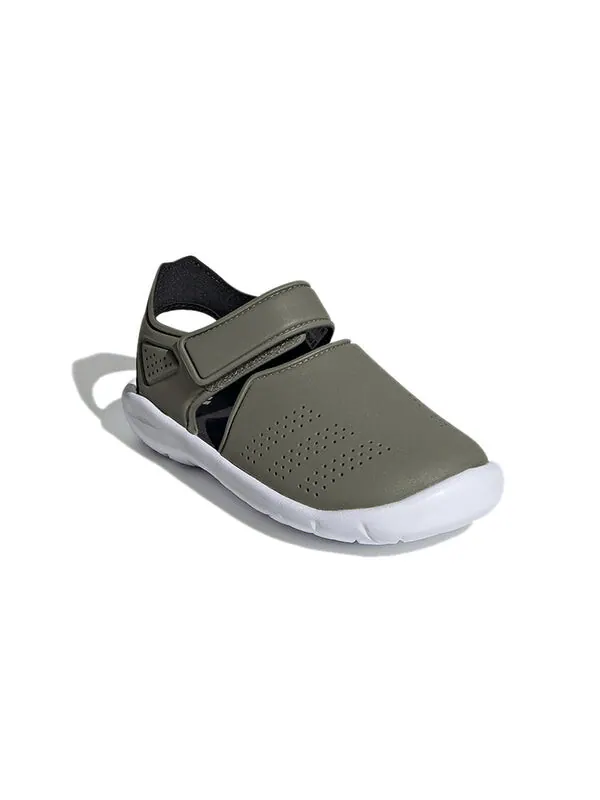 Сандалии fortaswim полоски j Adidas — изображение 3 из 4, зеленый/белый