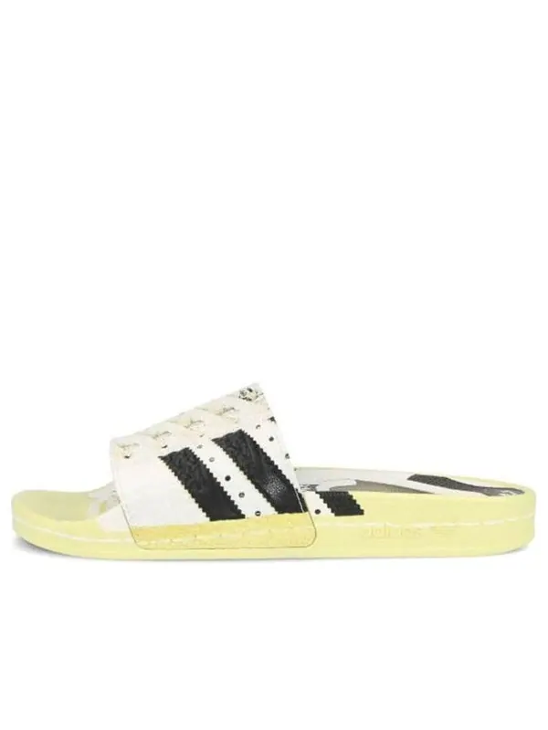 Тапочки adilette slides 'superstar' Adidas — изображение 1 из 4, белый