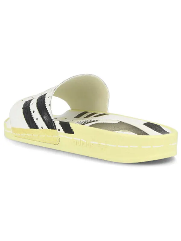 Тапочки adilette slides 'superstar' Adidas — изображение 3 из 4, белый