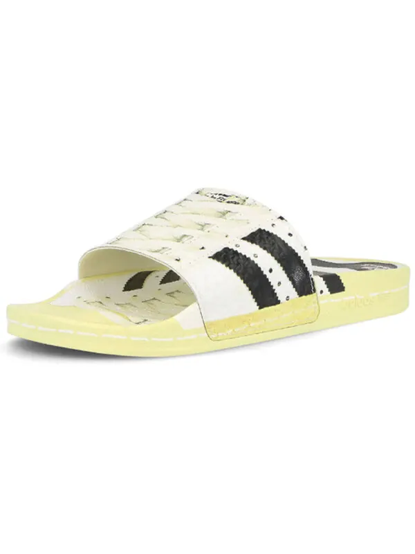 Тапочки adilette slides 'superstar' Adidas — изображение 4 из 4, белый