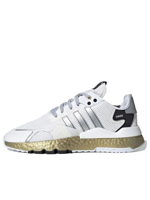 Кроссовки ночные джоггеры Adidas — изображение 1 из 4, белый/черный
