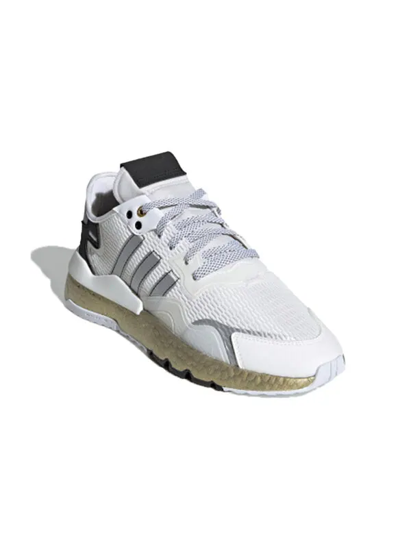 Кроссовки ночные джоггеры Adidas — изображение 3 из 4, белый/черный