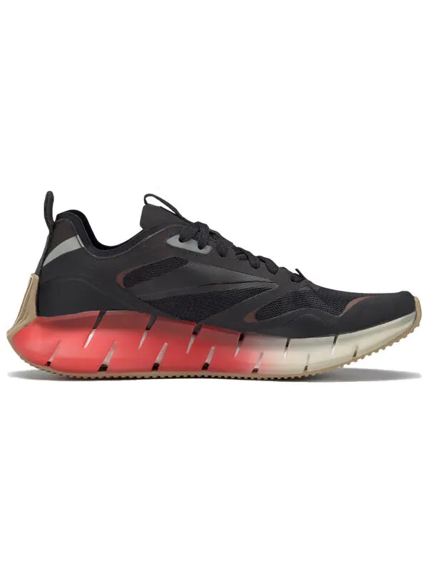 Кроссовки zig kinetica horizon 'black maroon' Reebok — изображение 2 из 4, черный
