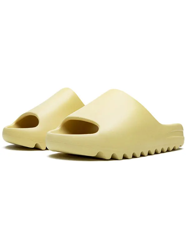 Тапочки yeezy slide 'desert sand' Adidas — изображение 3 из 4, бежевый