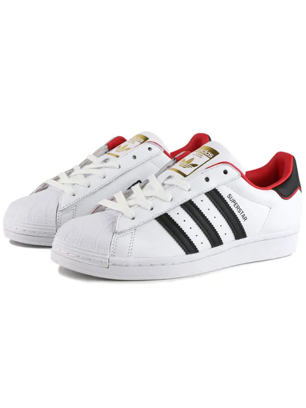 Кроссовки superstar 'valentine's day 2020' Adidas — изображение 3 из 4, белый/черный