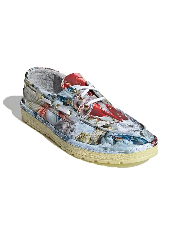 Кроссовки Saint Florent Adidas — изображение 3 из 4, белый/синий/красный