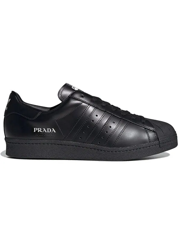 Кроссовки superstar x prada shoes Adidas — изображение 2 из 4, черный