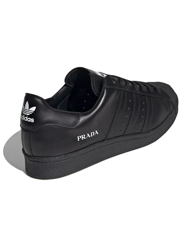 Кроссовки superstar x prada shoes Adidas — изображение 4 из 4, черный