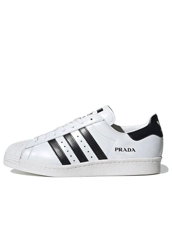 Кроссовки Prada x Superstar Adidas — изображение 1 из 4, белый