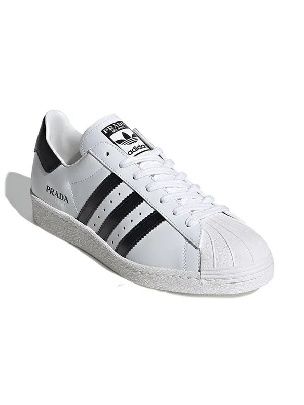 Кроссовки Prada x Superstar Adidas — изображение 3 из 4, белый