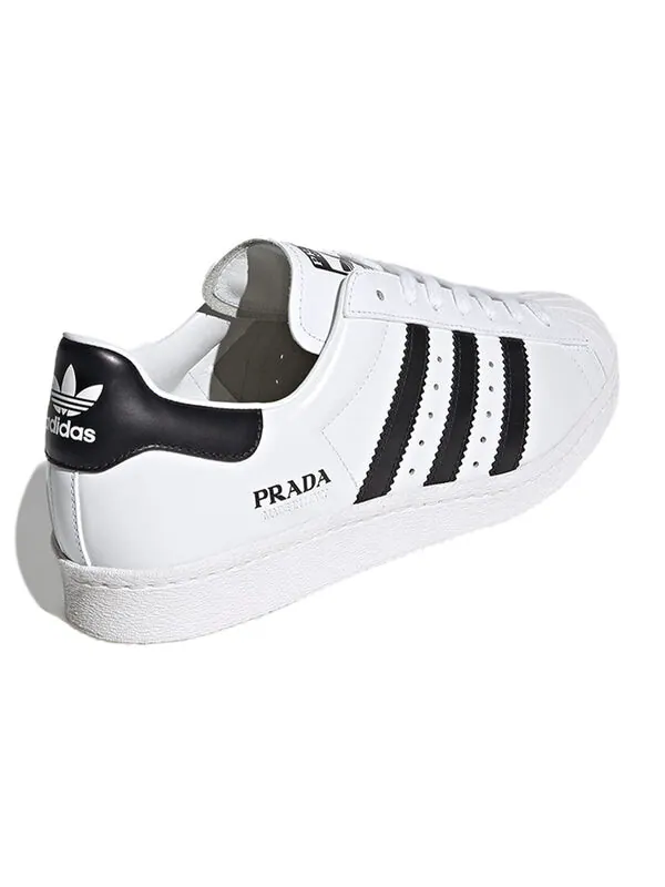 Кроссовки Prada x Superstar Adidas — изображение 4 из 4, белый