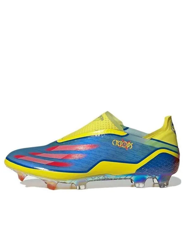 Кроссовки marvel xx ghosted fg Adidas — изображение 1 из 4, синий/желтый