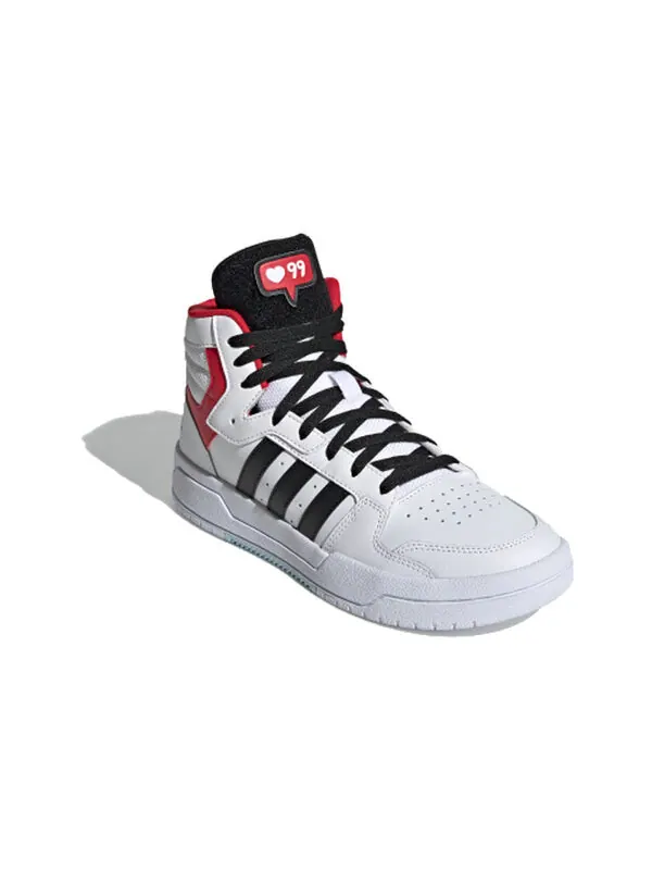 Кроссовки neo entrap mid Adidas — изображение 2 из 4, белый/черный/красный