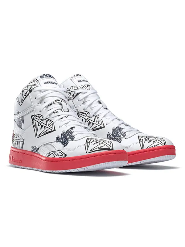 Кроссовки bbc ice cream x bb4600 'diamonds & dollars' Reebok — изображение 3 из 4, белый