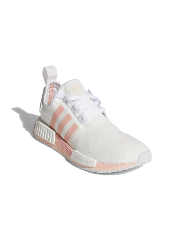 Кроссовки nmd_r1 Adidas — изображение 3 из 4, белый/розовый