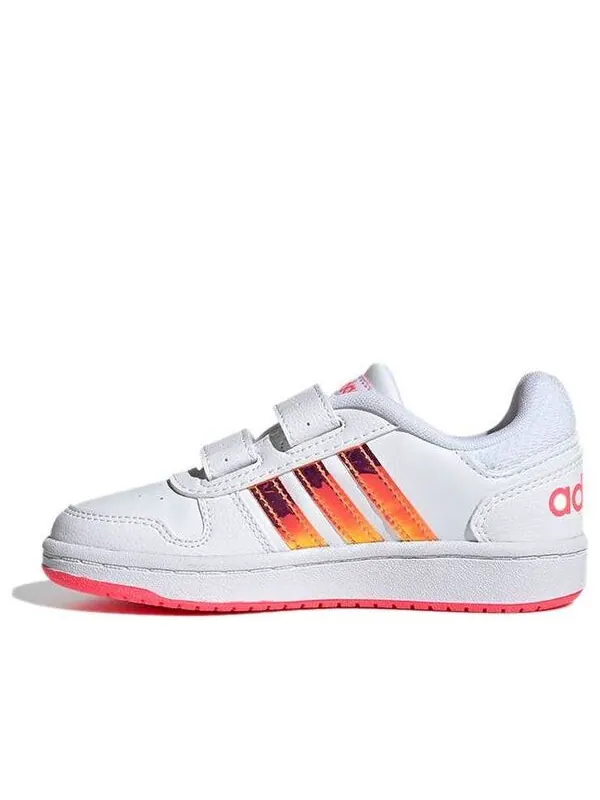 Кроссовки neo hoops 2.0 Adidas — изображение 1 из 4, белый/розовый