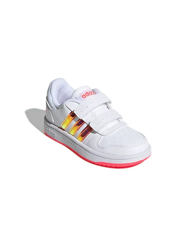 Кроссовки neo hoops 2.0 Adidas — изображение 3 из 4, белый/розовый