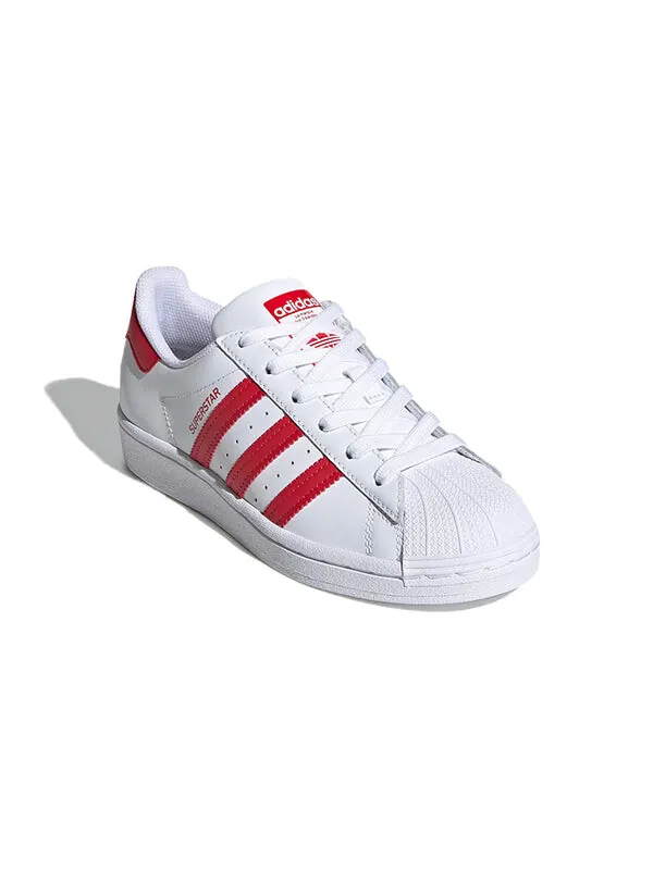 Кроссовки оригиналы суперзвезда j Adidas — изображение 3 из 4, белый/красный