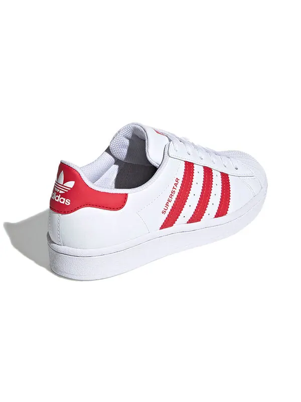 Кроссовки оригиналы суперзвезда j Adidas — изображение 4 из 4, белый/красный