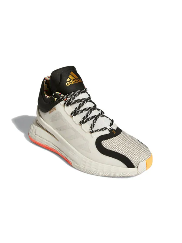 Кроссовки d rose 11 Adidas — изображение 3 из 4, белый/черный/оранжевый
