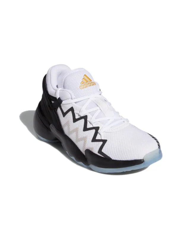 Кроссовки don выпуск #2 gca Adidas — изображение 3 из 4, белый/черный/золотистый