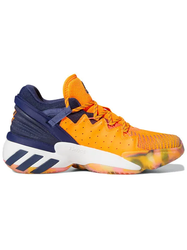 Кроссовки don выпуск #2 gca Adidas — изображение 2 из 4, оранжевый//белый