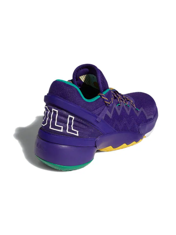 Кроссовки don выпуск #2 gca Adidas — изображение 4 из 4, фиолетовый/белый/желтый