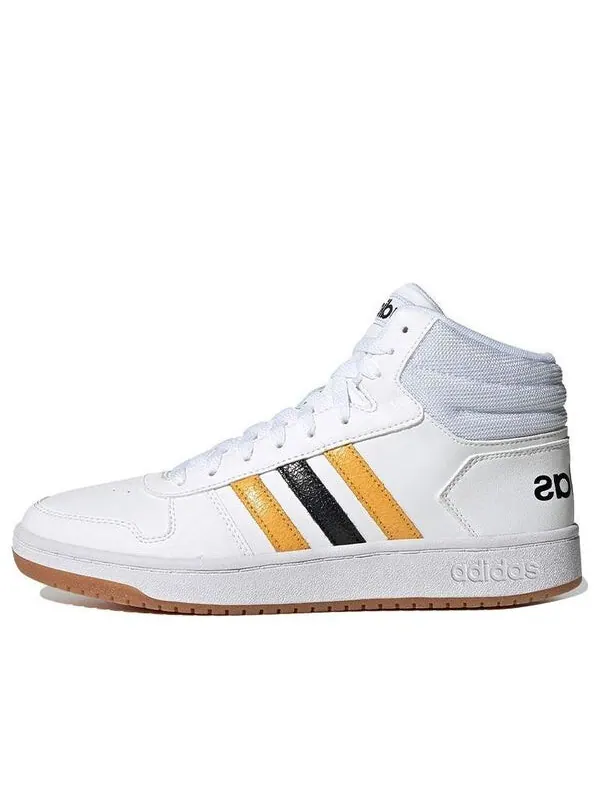 Кроссовки hoops 2.0 средние Adidas — изображение 1 из 4, белый