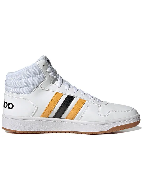 Кроссовки hoops 2.0 средние Adidas — изображение 2 из 4, белый