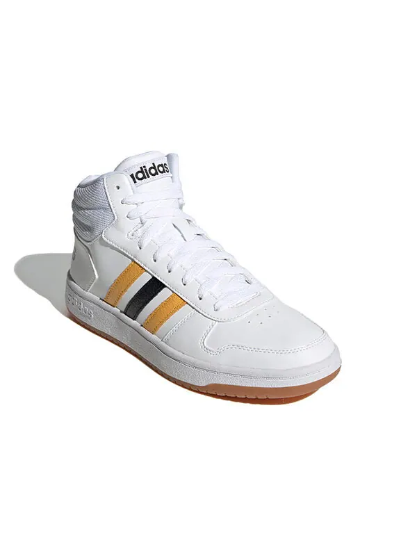 Кроссовки hoops 2.0 средние Adidas — изображение 3 из 4, белый
