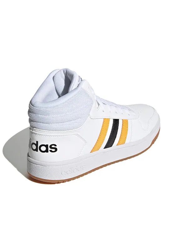 Кроссовки hoops 2.0 средние Adidas — изображение 4 из 4, белый