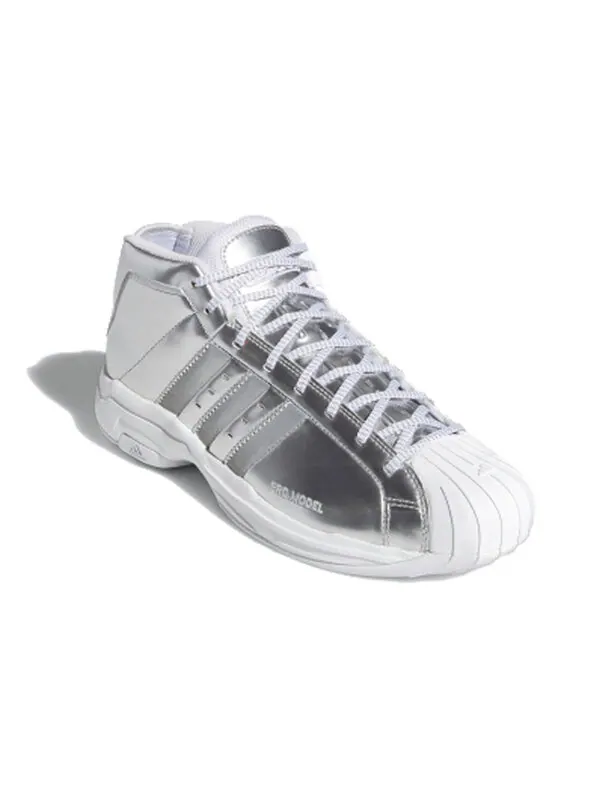 Кроссовки pro модель 2g Adidas — изображение 2 из 4, серебряный