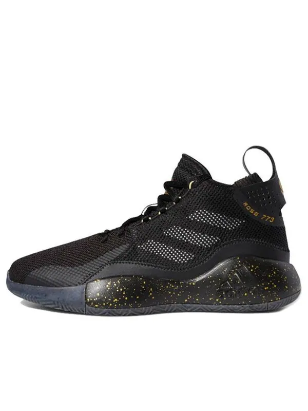 Кроссовки d rose 773 2020 'black gold' Adidas — изображение 1 из 4, черный/золотистый