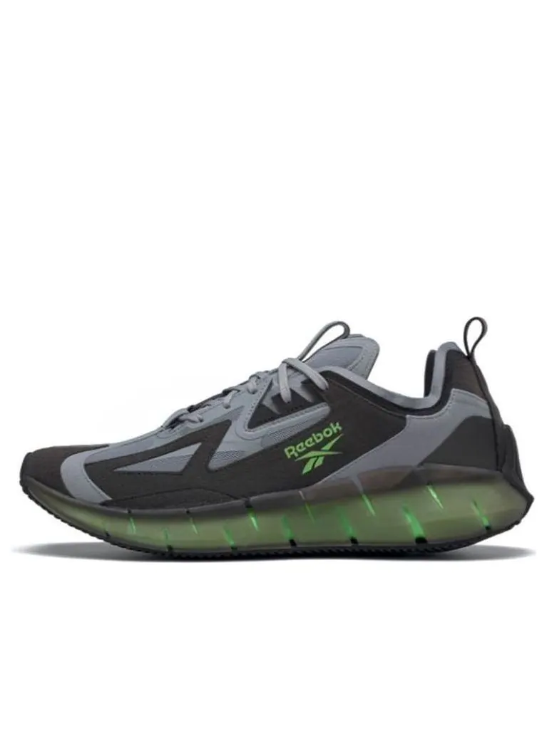 Беговые кроссовки Reebok Zig Kinetica Concept Type 2 'Cold Grey Solar Green' — изображение 1 из 6, зеленый