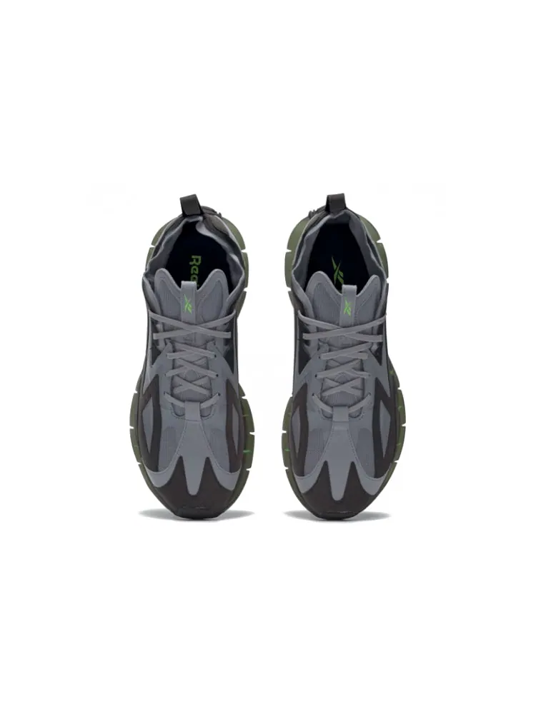 Беговые кроссовки Reebok Zig Kinetica Concept Type 2 'Cold Grey Solar Green' — изображение 5 из 6, зеленый
