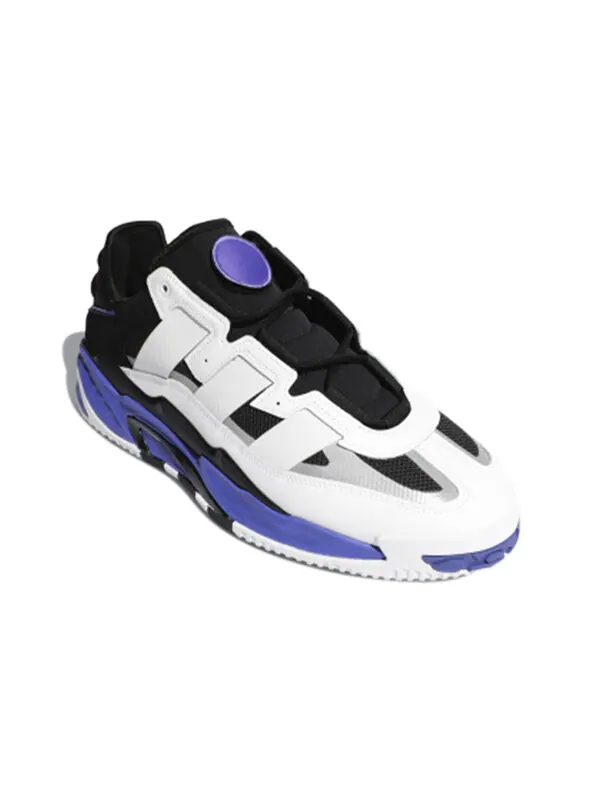 Кроссовки оригиналы niteball Adidas — изображение 4 из 4, белый/черный/фиолетовый
