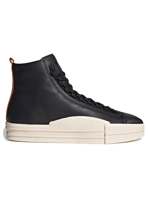 Кроссовки y-3 yuben mid 'black fox orange' Adidas — изображение 2 из 4, черный/белый